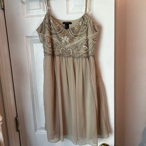 Forever 21 dress with elegant beading